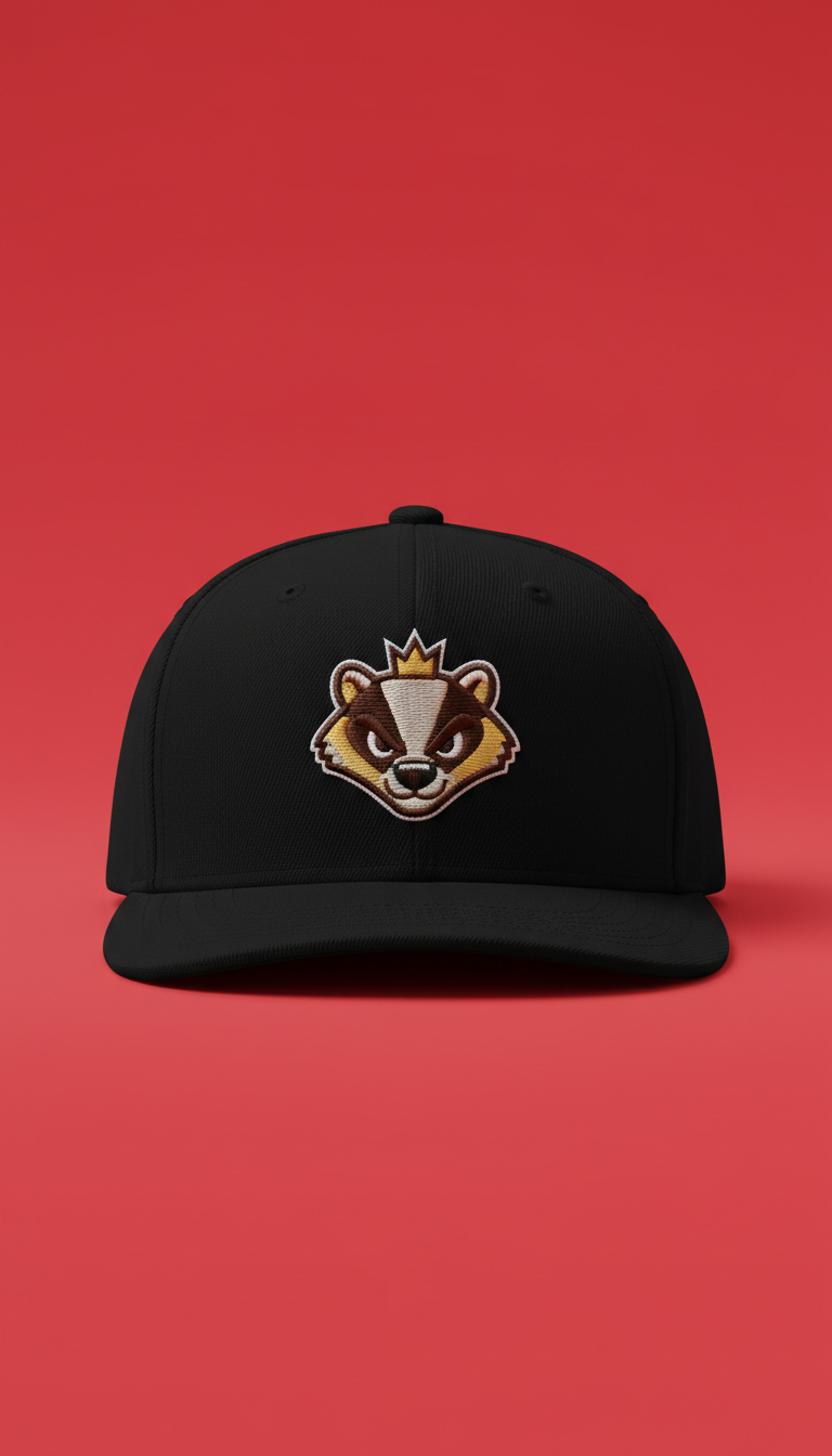 Char Black Mascot Snapback