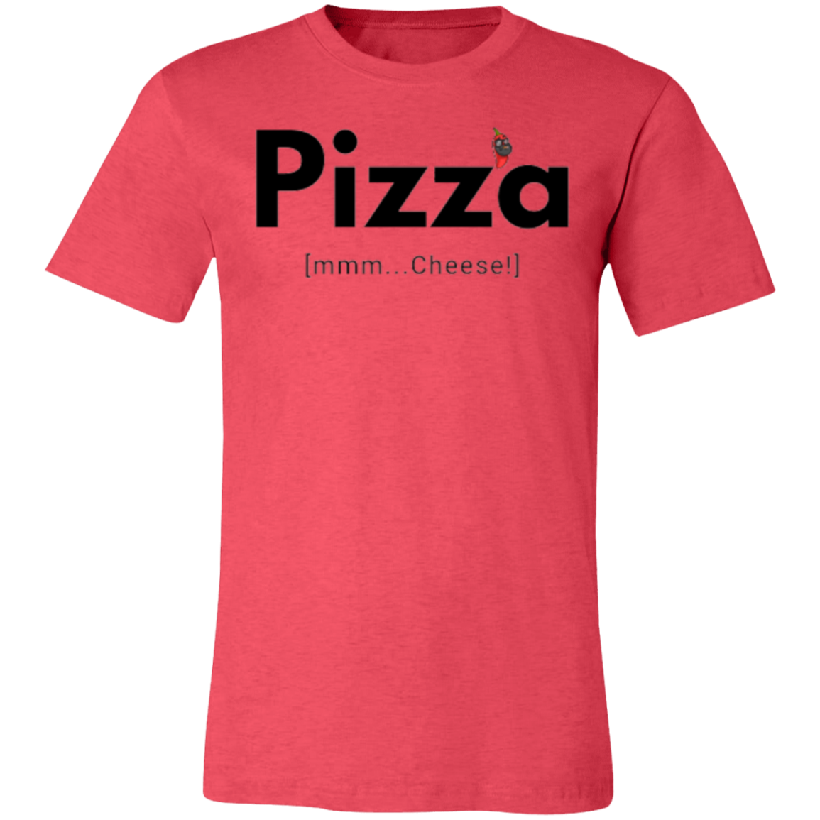 SD Pizza Cheese- Unisex Jersey Short-Sleeve T-Shirt