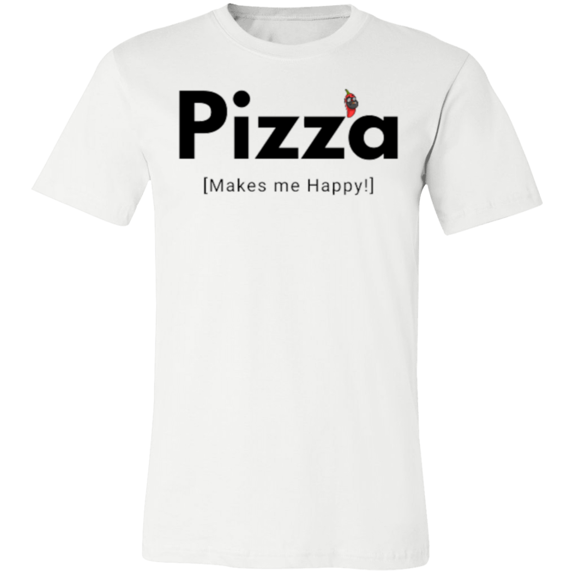 SD Pizza Happy Unisex Jersey Short-Sleeve T-Shirt