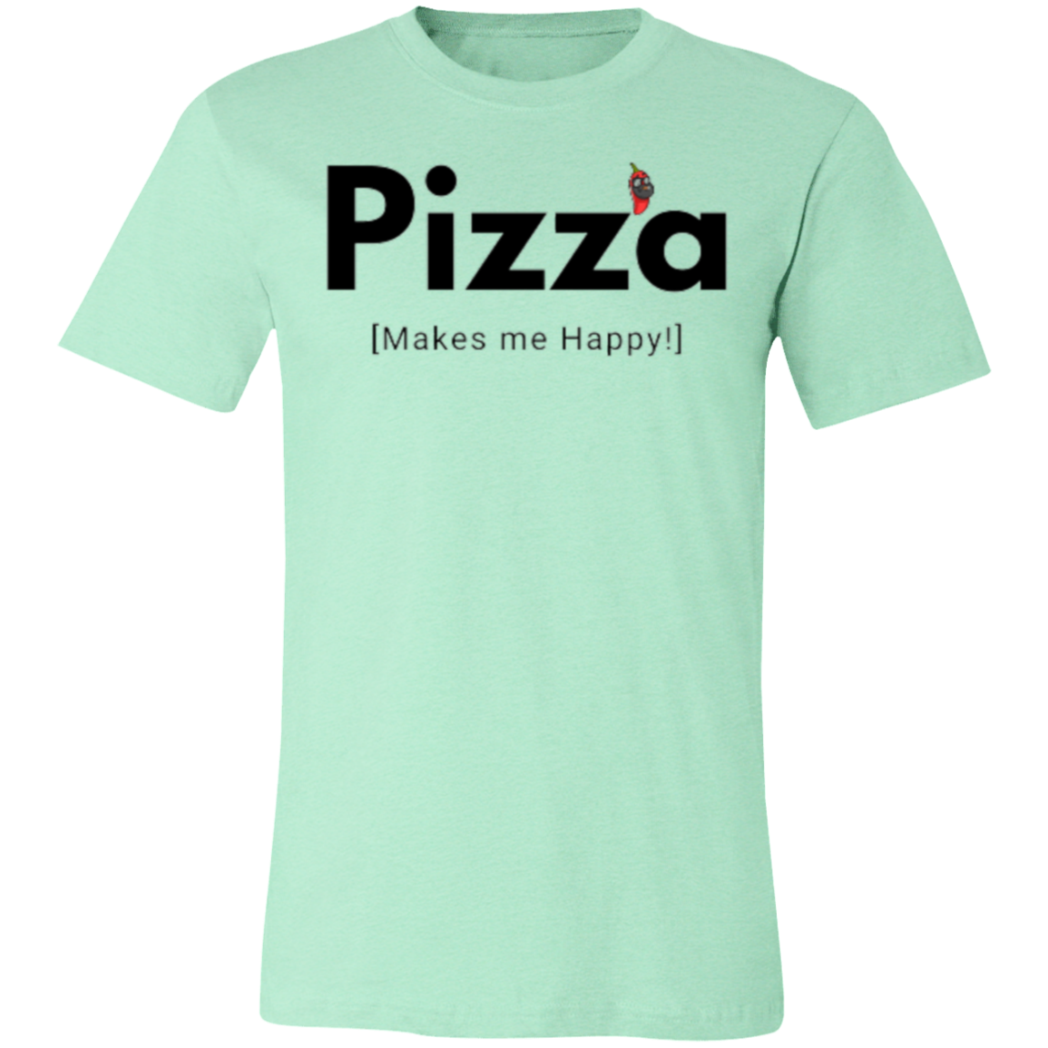 SD Pizza Happy Unisex Jersey Short-Sleeve T-Shirt