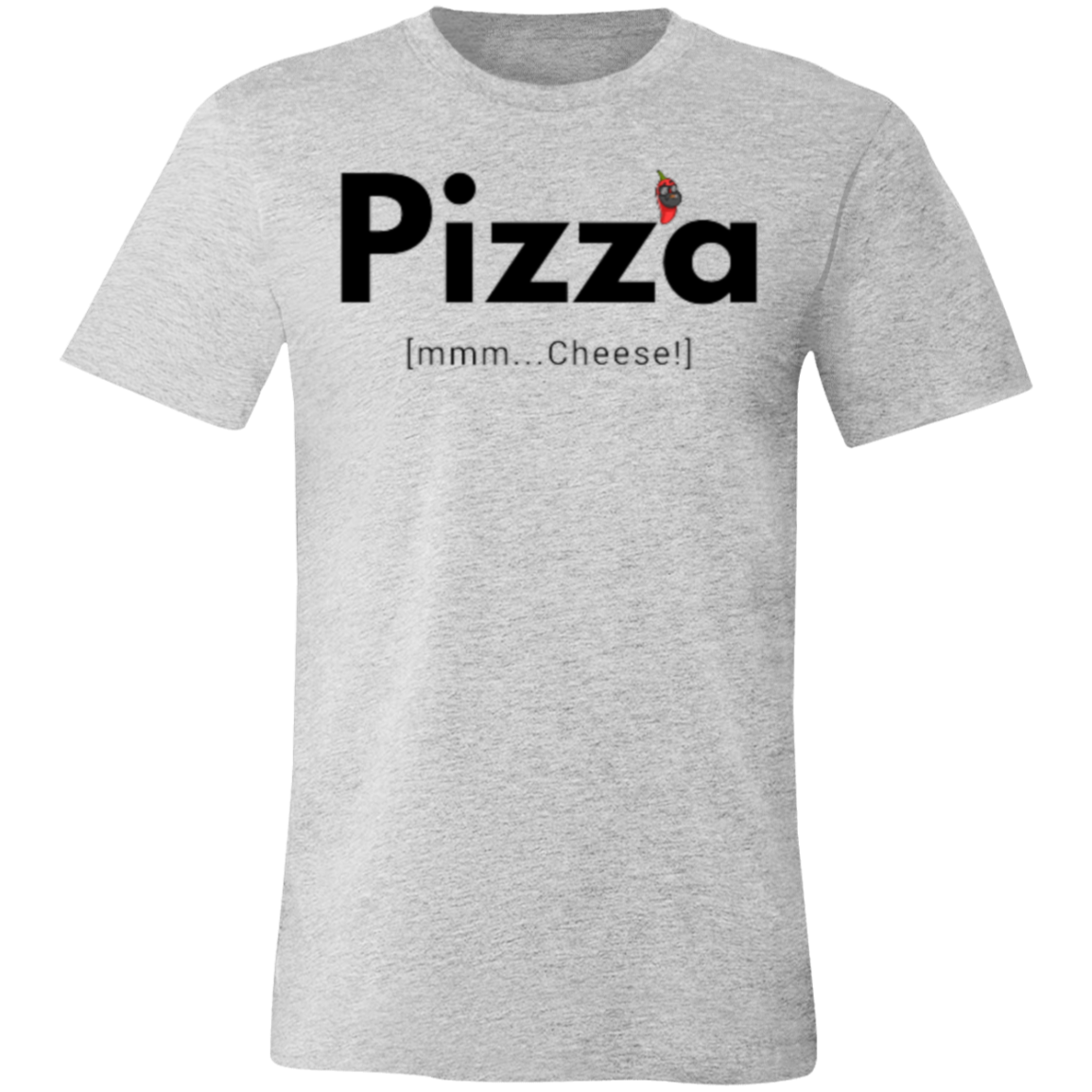 SD Pizza Cheese- Unisex Jersey Short-Sleeve T-Shirt