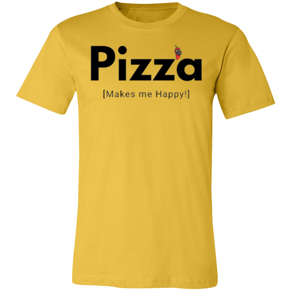 SD Pizza Happy Unisex Jersey Short-Sleeve T-Shirt