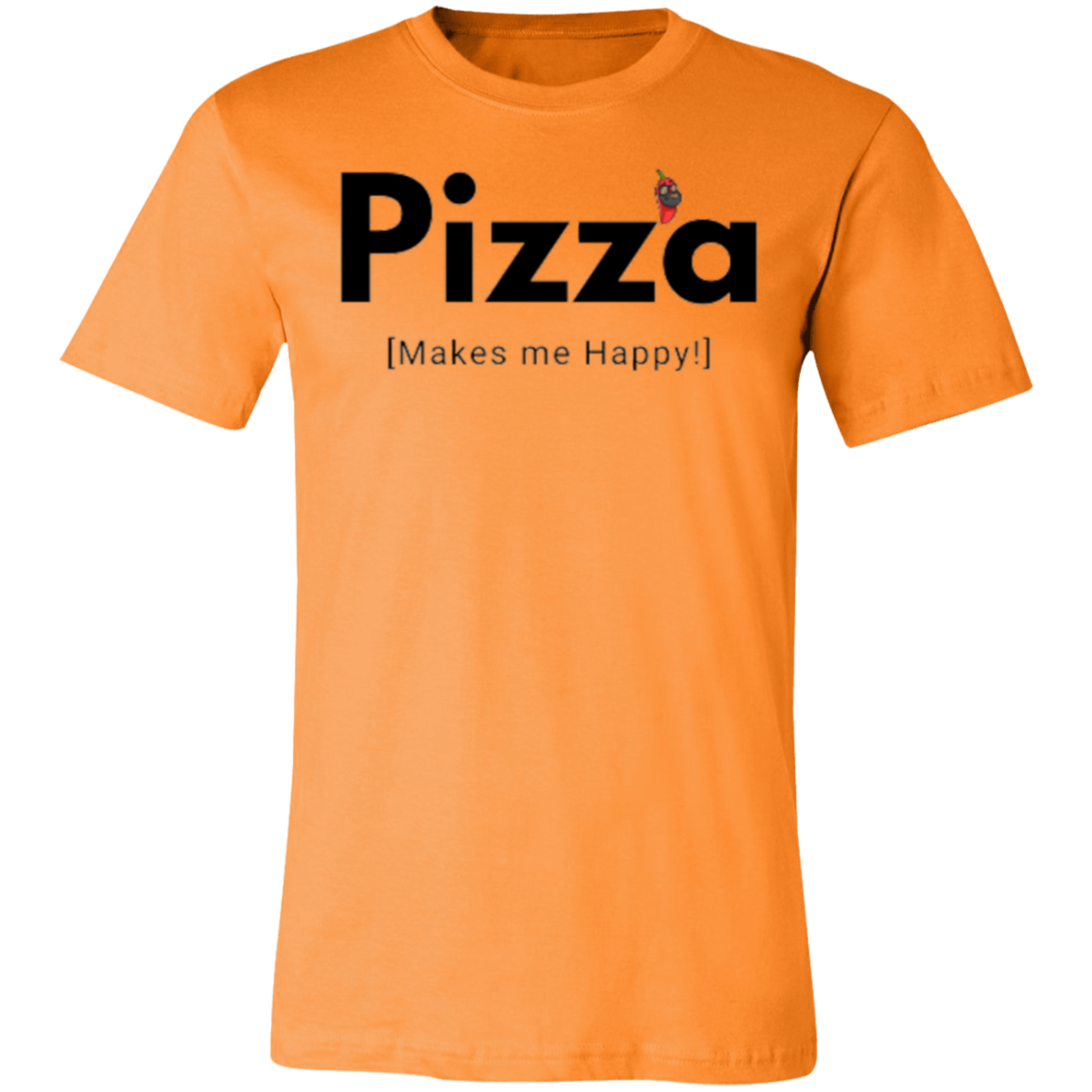 SD Pizza Happy Unisex Jersey Short-Sleeve T-Shirt