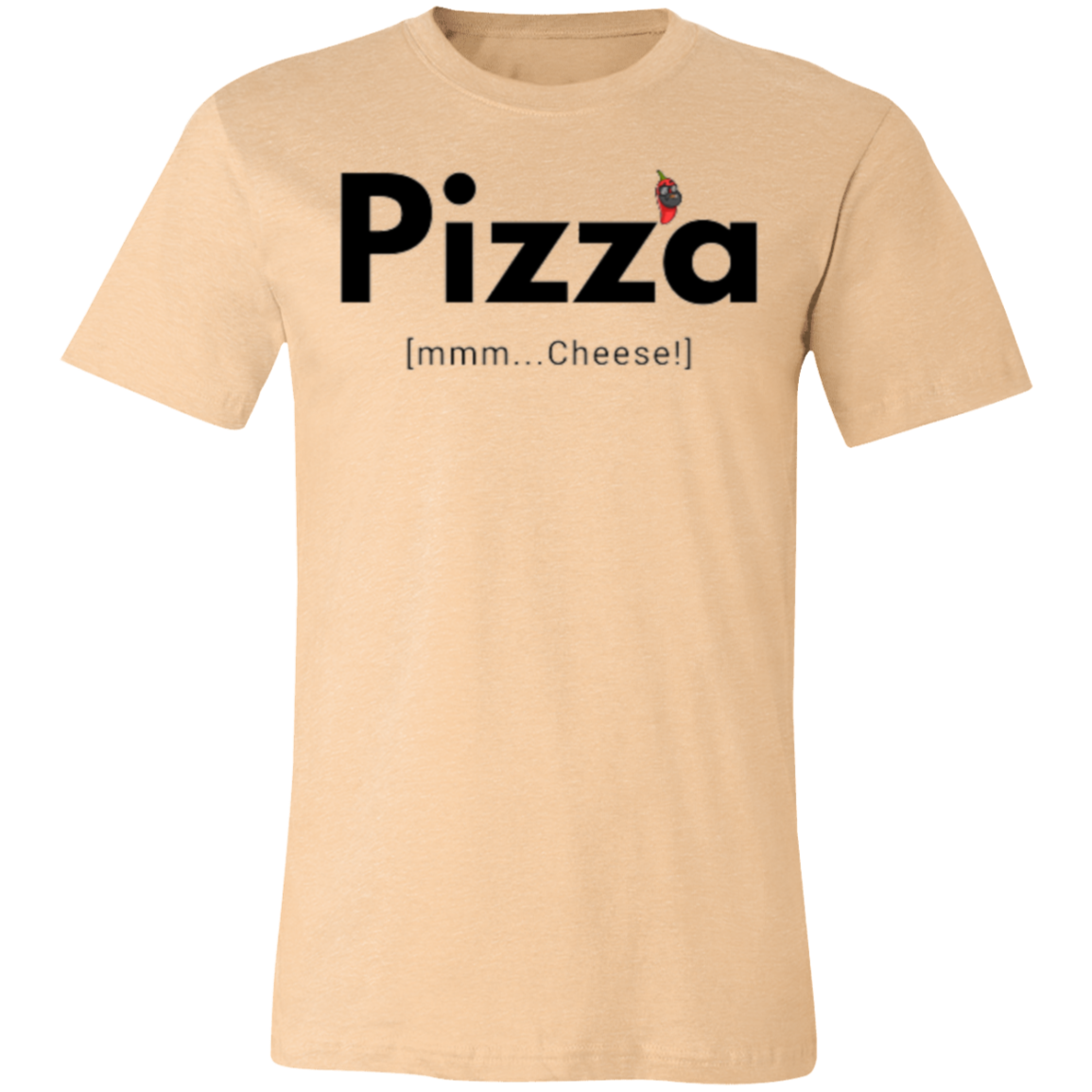 SD Pizza Cheese- Unisex Jersey Short-Sleeve T-Shirt