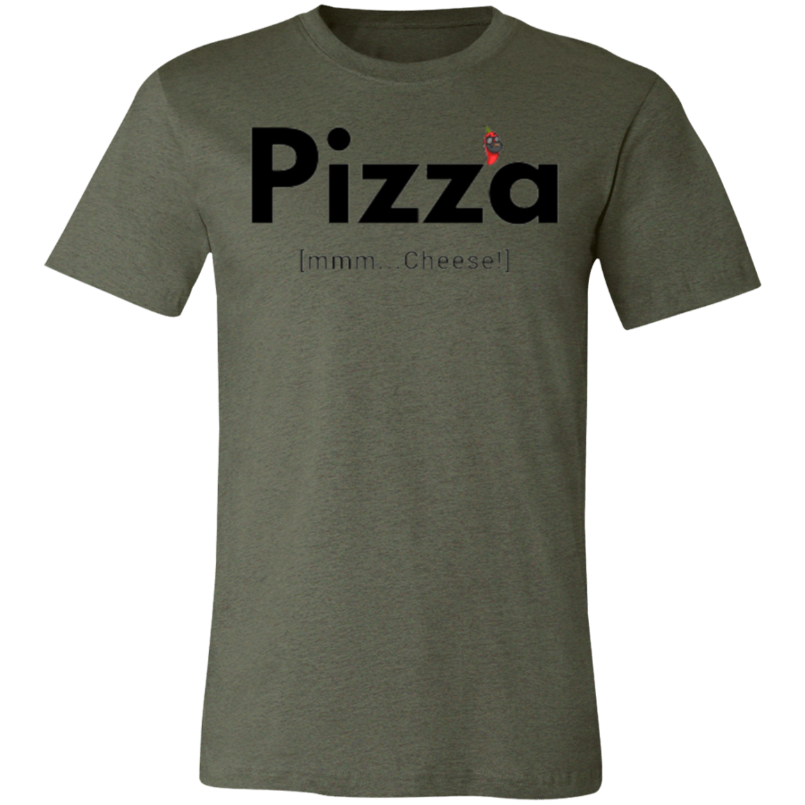 SD Pizza Cheese- Unisex Jersey Short-Sleeve T-Shirt