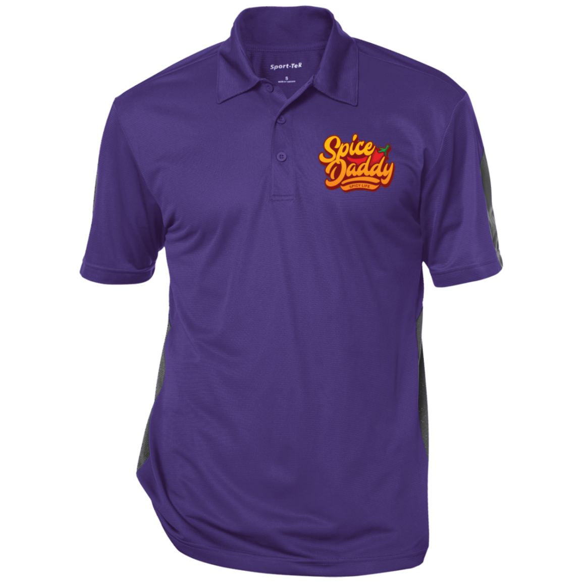 SD-Spicy life Performance Textured Three-Button Polo