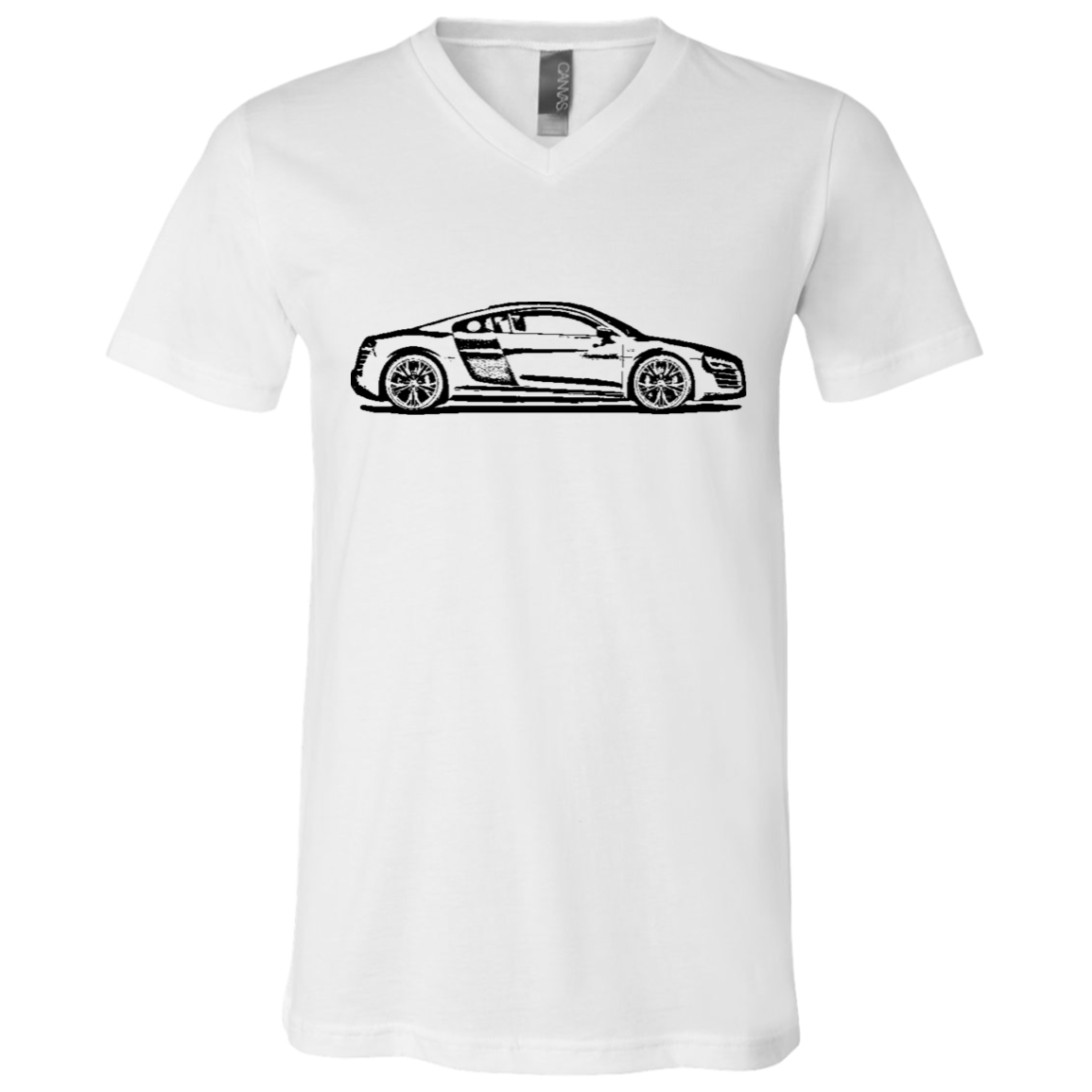 R8 Unisex Jersey SS V-Neck T-Shirt