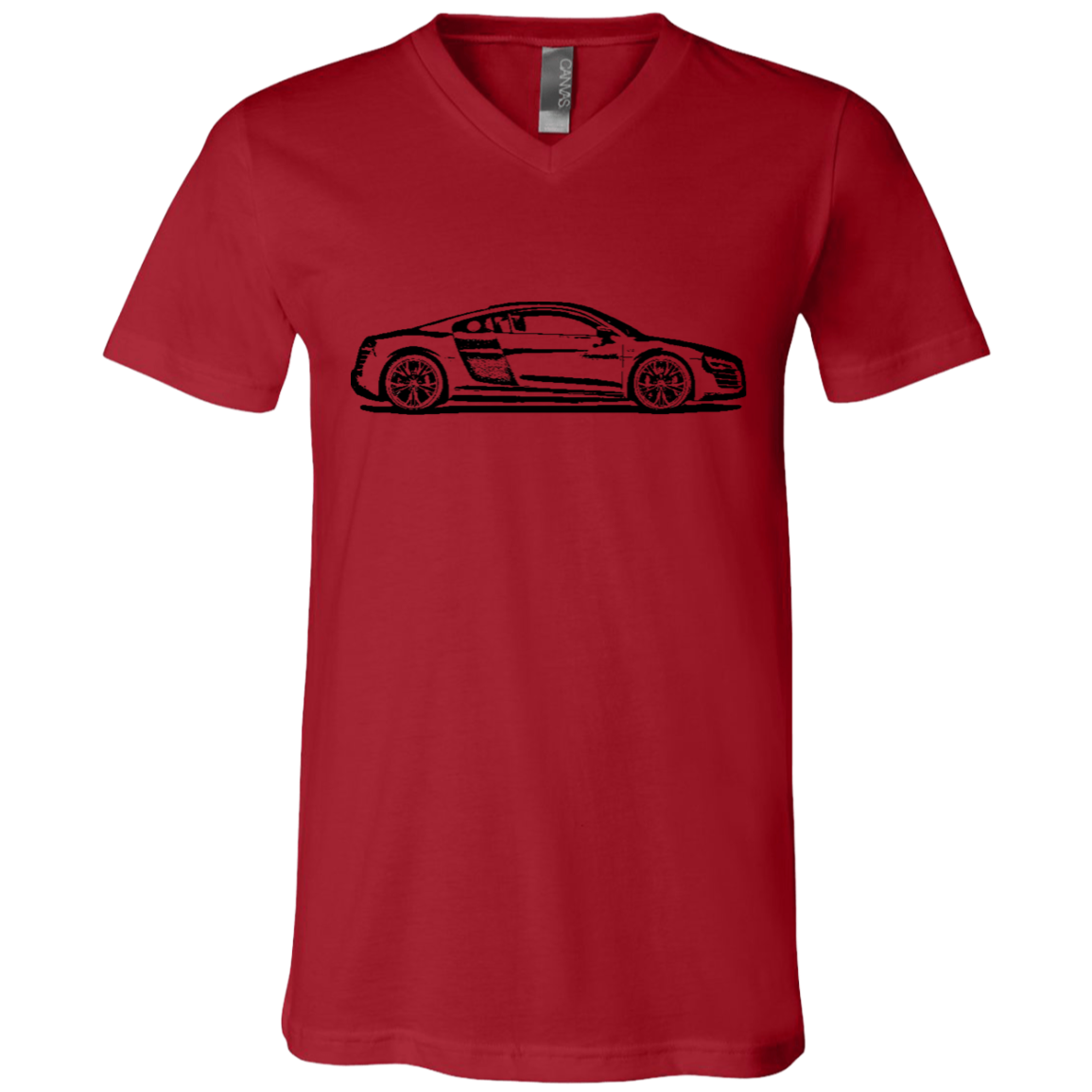 R8 Unisex Jersey SS V-Neck T-Shirt