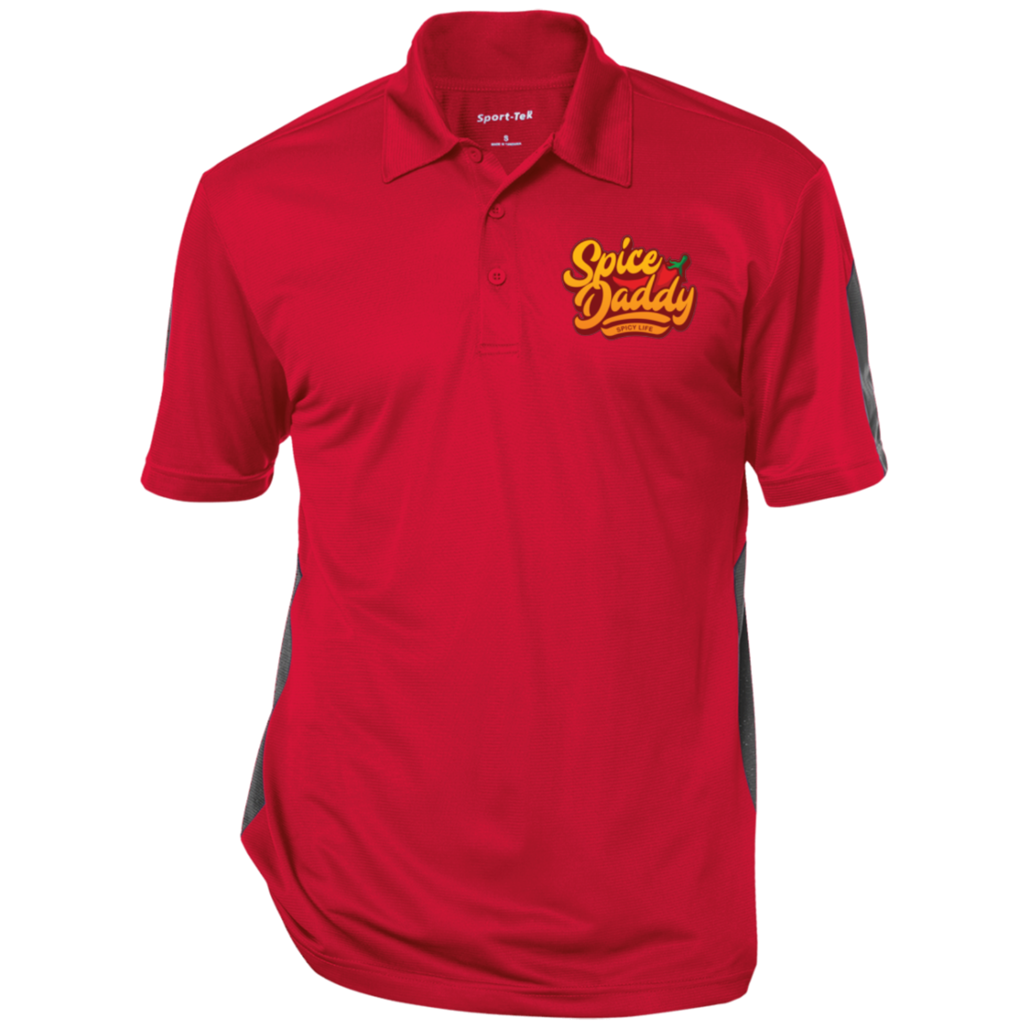 SD-Spicy life Performance Textured Three-Button Polo