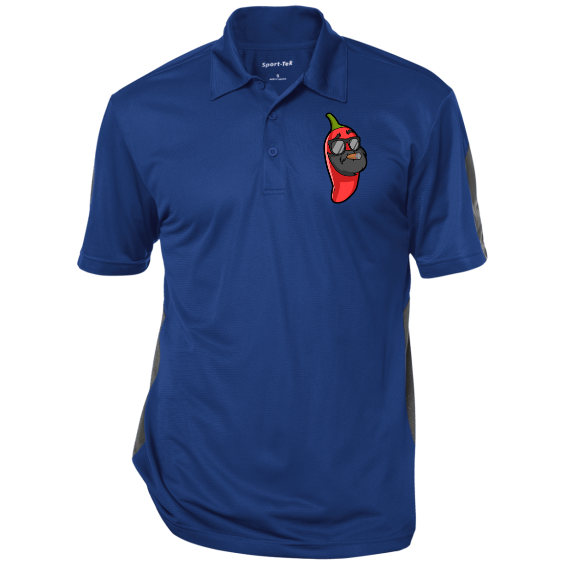 SD-Pablo Pepper Performance Textured Three-Button Polo