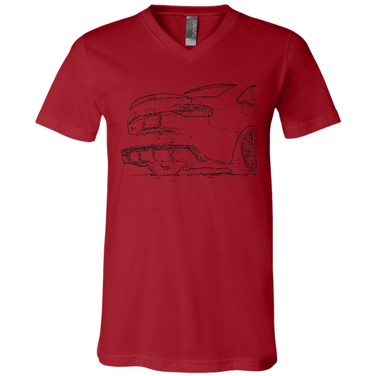 S4 Unisex Jersey SS V-Neck T-Shirt